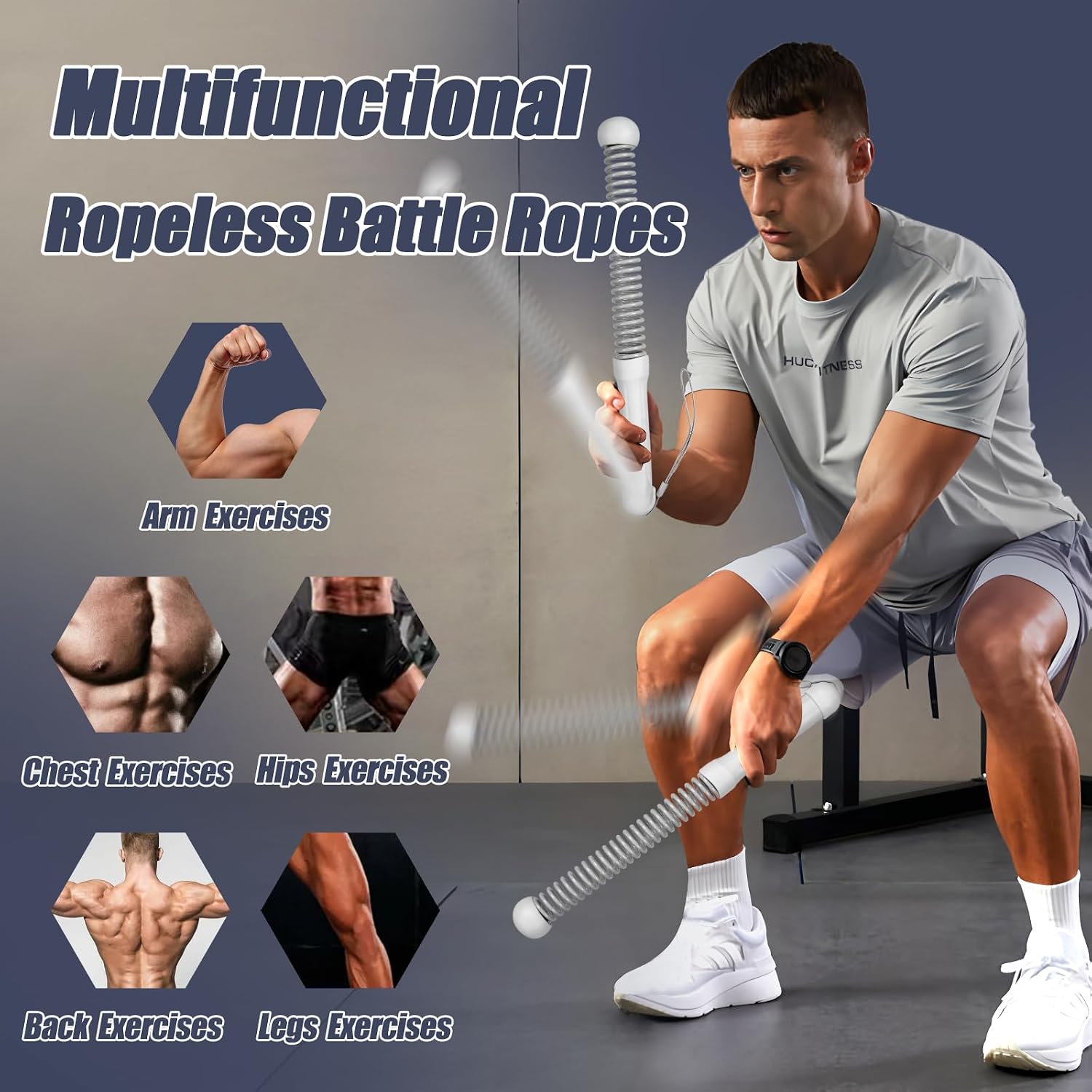 2nd Gen Ropeless Battle Ropes  - đánh giá và giá Home Gym Portable