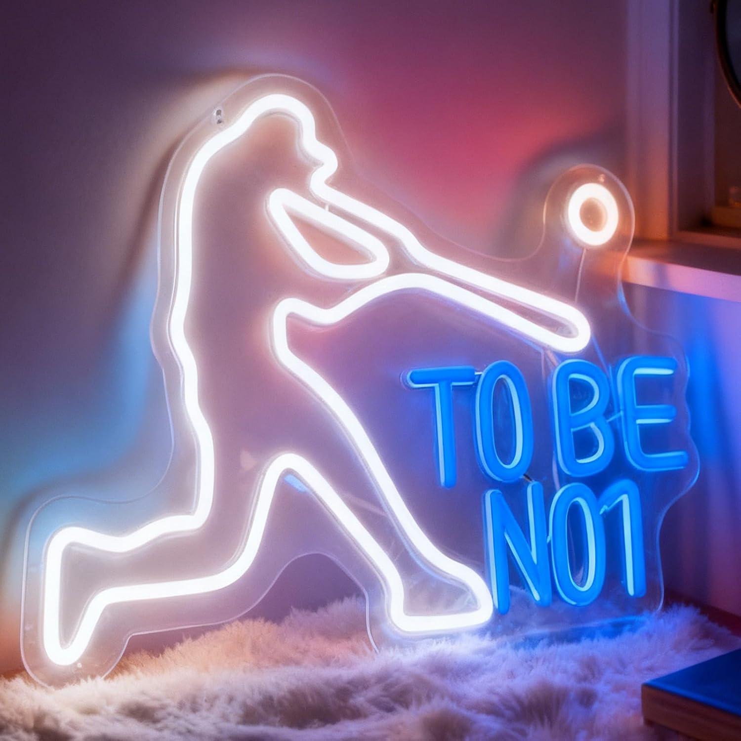 To Be No1 Neon Sign USB Dimmab - đánh giá và giá Home Gym Neon Sign