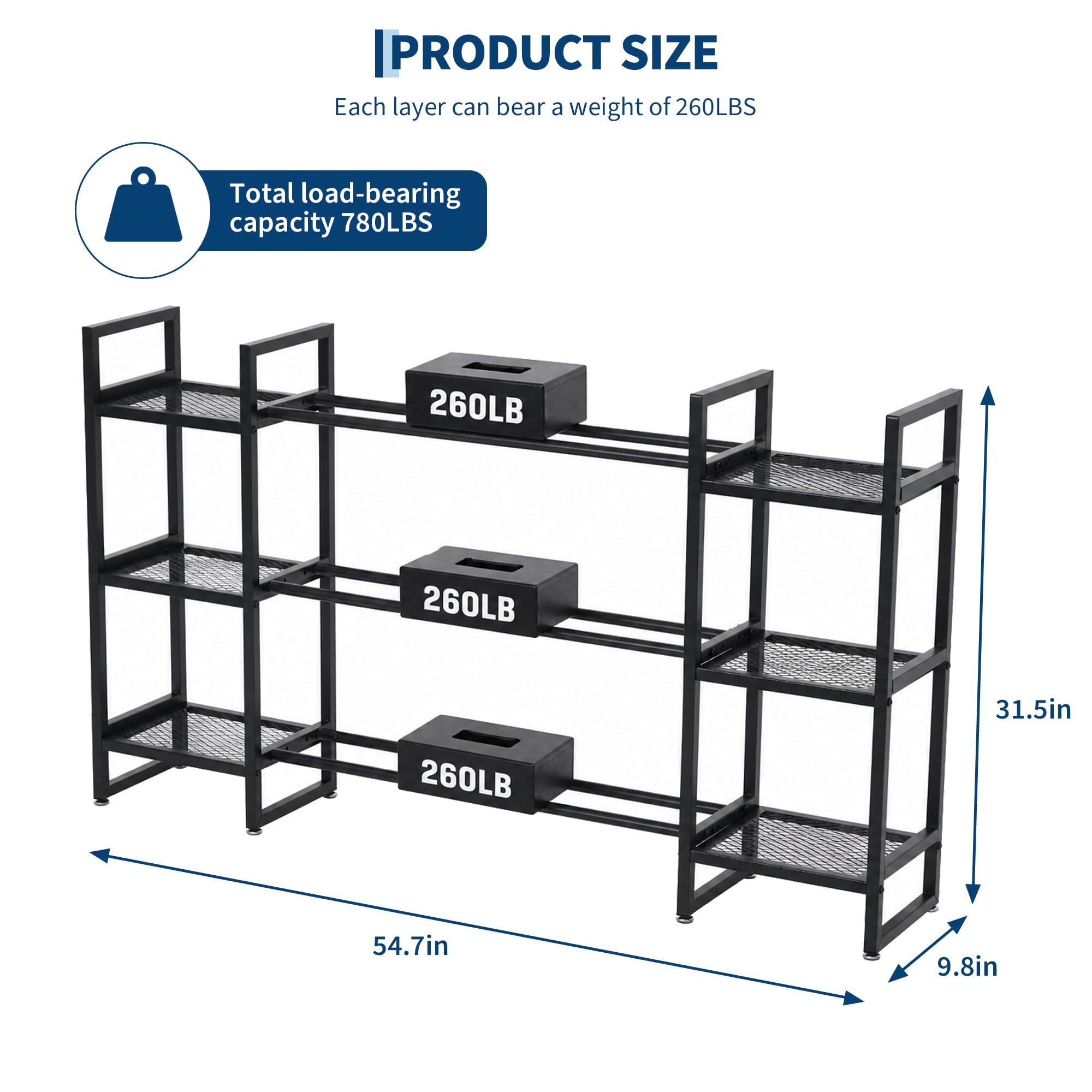 Dumbbell Rack 3 Tier, 260 Lb P - đánh giá và giá All In One Gym Home Equipment