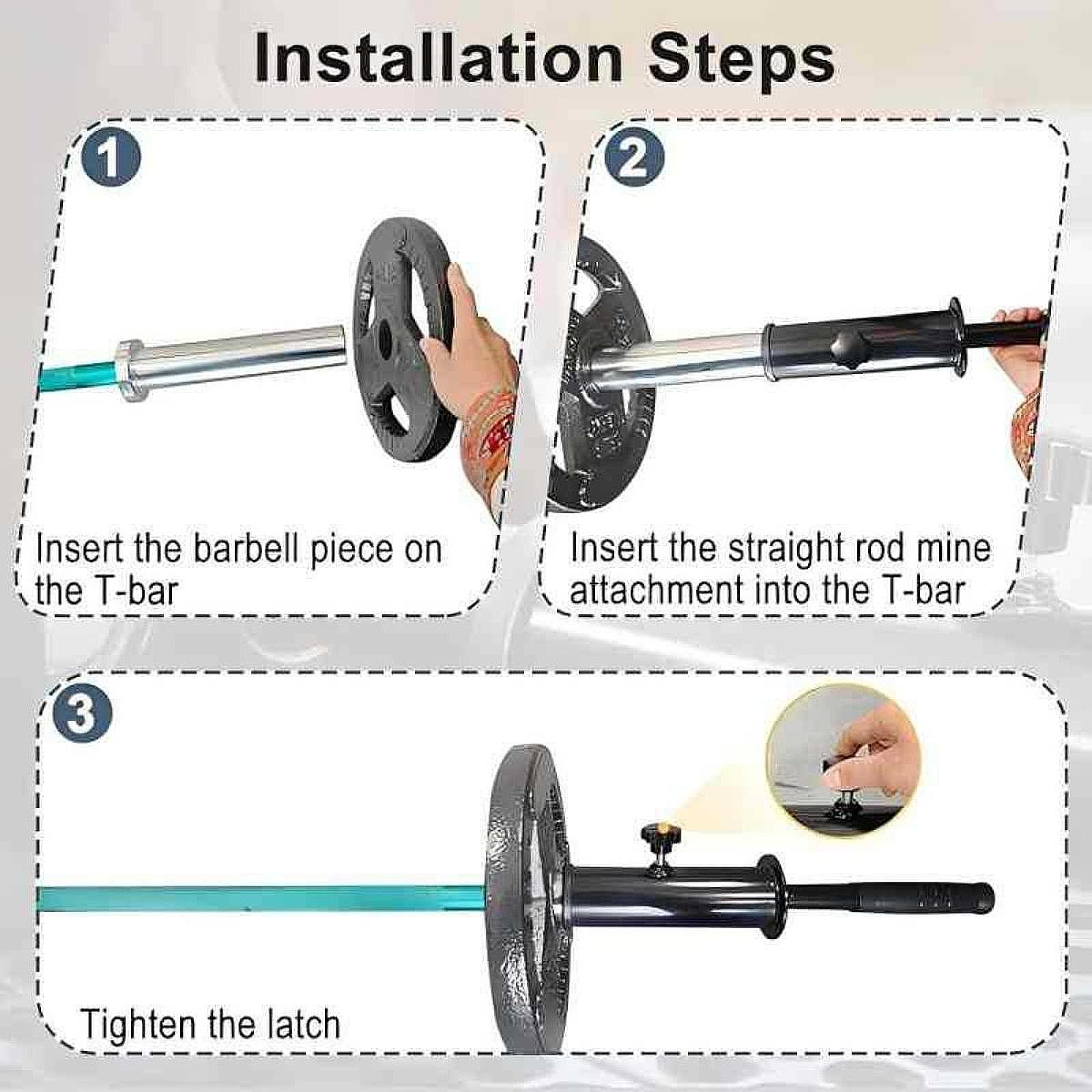 Biceps Barbell Handle Attach M - đánh giá và giá Home Gym Equipment Set