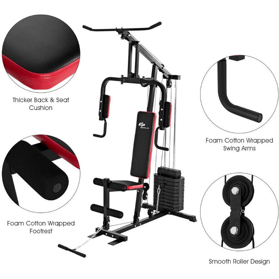 Multifunction Home Gym System, - đánh giá và giá Leg Home Gym Workout