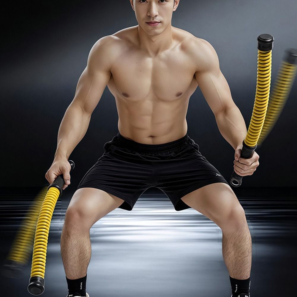 2pcs Non-Slip Handle Cordless  - đánh giá và giá Battle Rope Heavy