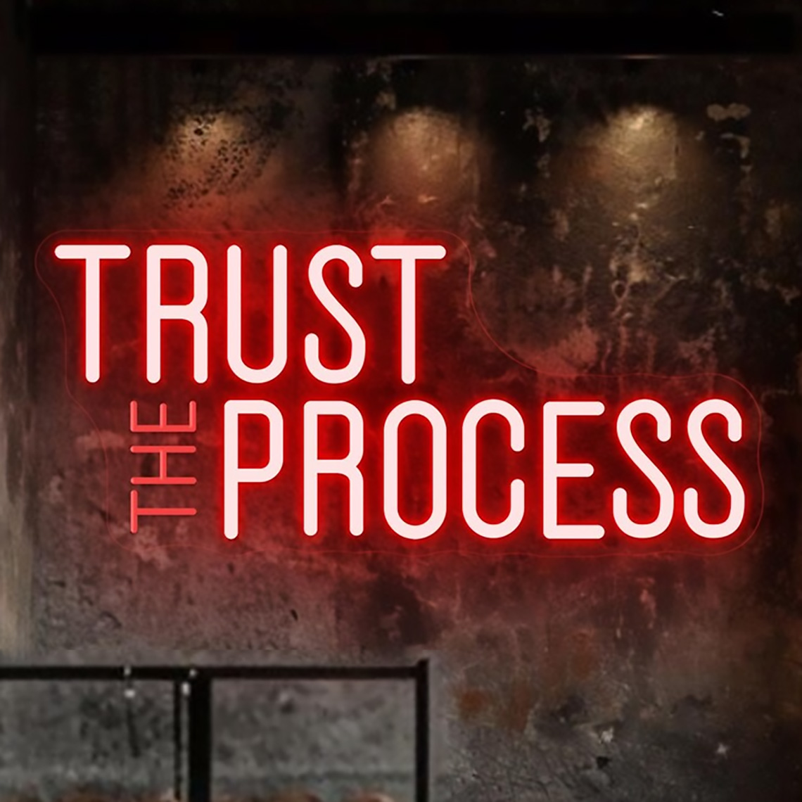 Trust The Process Neon Sign, C - đánh giá và giá Home Gym Neon Sign