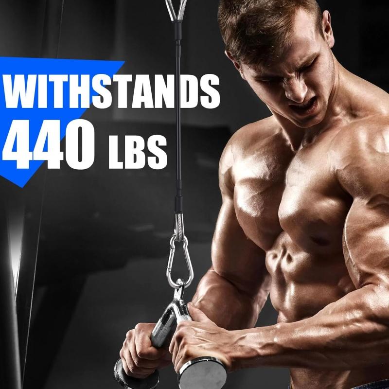 1/2Pcs Gym Cable Extension Com - đánh giá và giá Lat Pulldown Cable